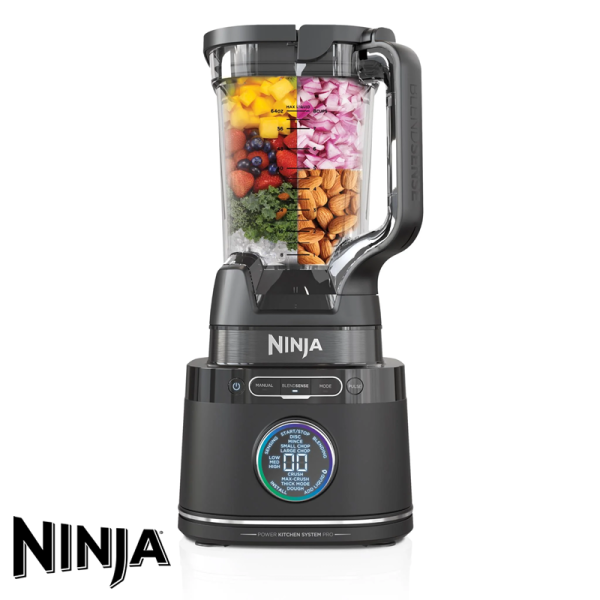 Licuadora Ninja Multifunción con Procesador de Alimentos 1800 Peak Watts TB401