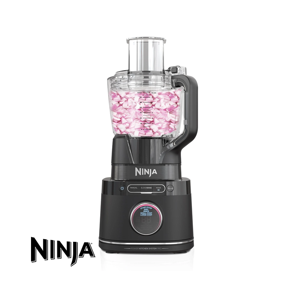 Licuadora Ninja Multifunción con Procesador de Alimentos 1800 Peak Watts TB401