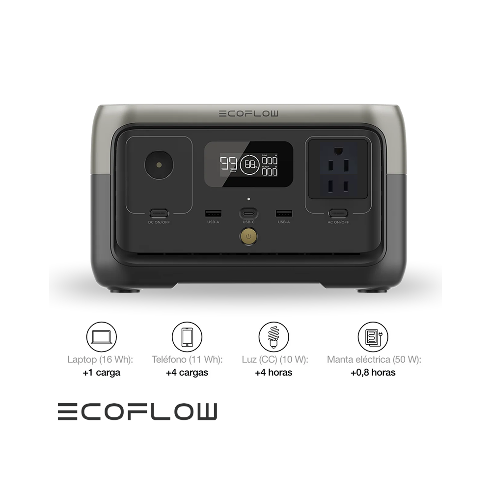 Estación de Carga EcoFlow X-Boost 600 Watts RIVER2