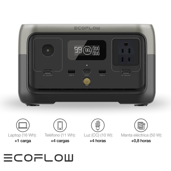 Estación de Carga EcoFlow X-Boost 600 Watts RIVER2