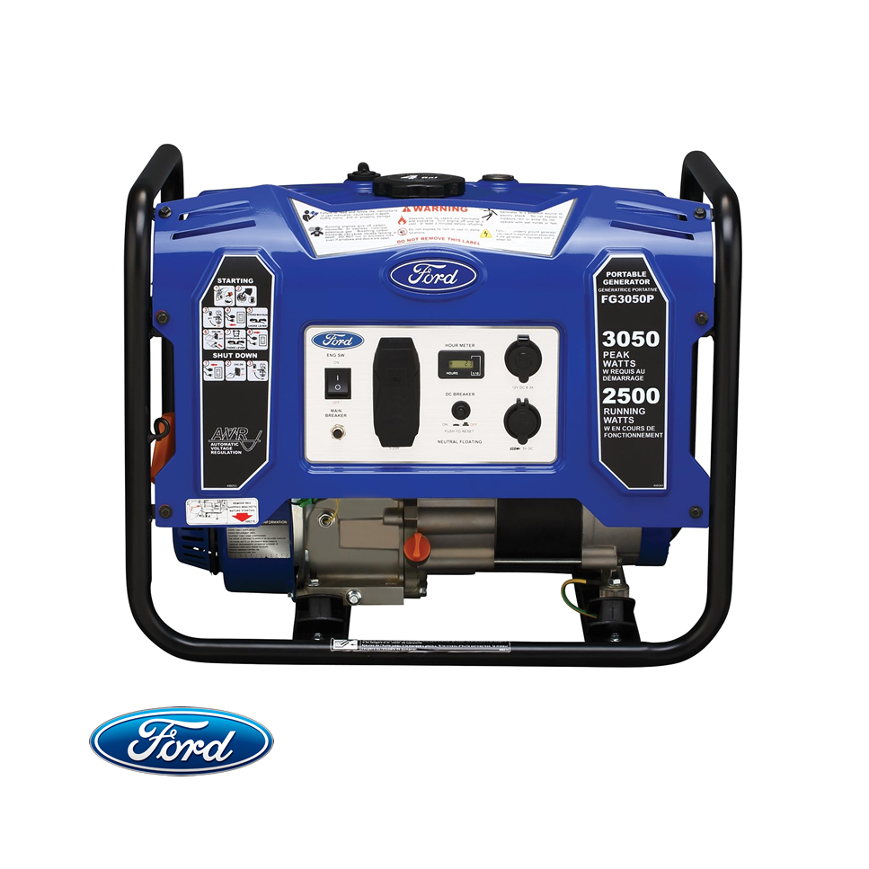 Generador Eléctrico Ford Monofásico de 3050 Watts Peak FG3050P
