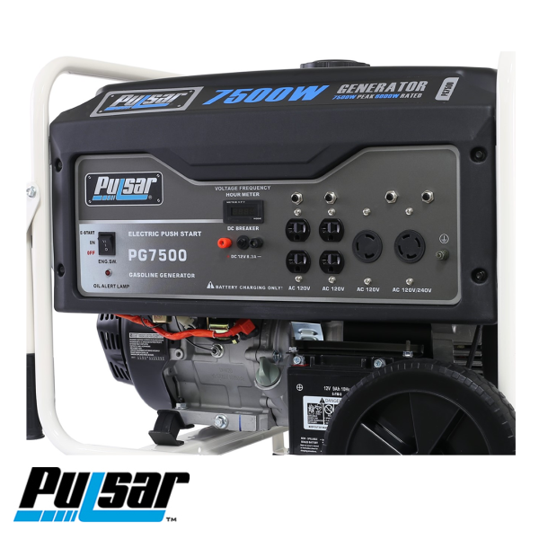 Generador Eléctrico Pulsar Bifásico de 7500 Watts PG7500