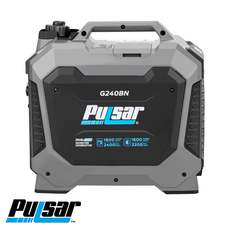 Generador Inverter Eléctrico Pulsar Monofásico de 2400 Watts G240BN