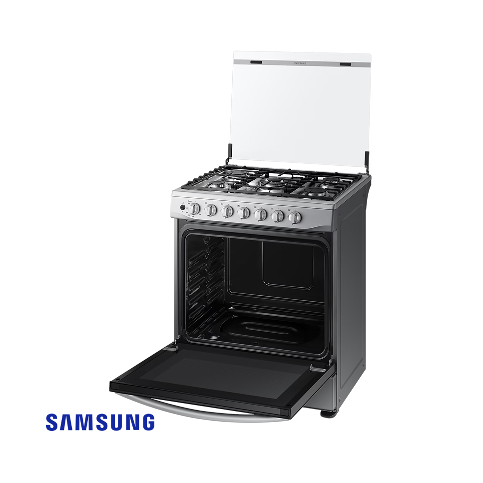 Cocina a Gas Samsung 5 Quemadores Acero Inoxidable NX52T7522LS