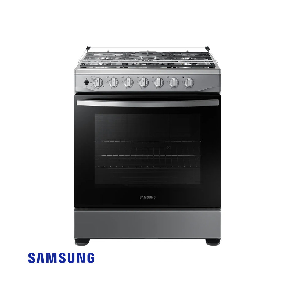 Cocina a Gas Samsung 5 Quemadores Acero Inoxidable NX52T7522LS