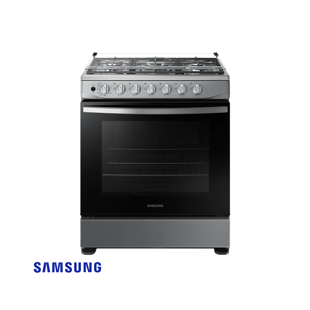 Cocina a Gas Samsung 5 Quemadores Acero Inoxidable NX52T7522LS
