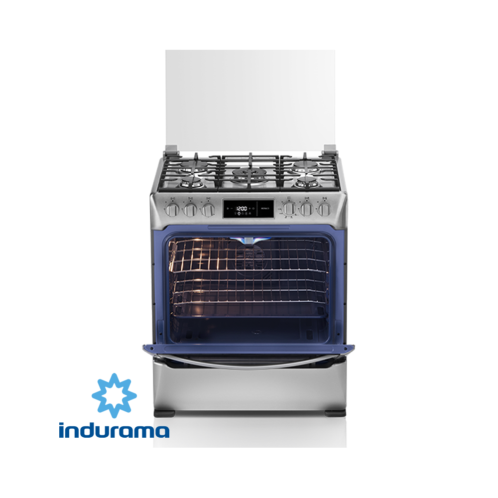 Cocina a Gas Indurama 5 Quemadores Con Grill MONACO ZAFIRO