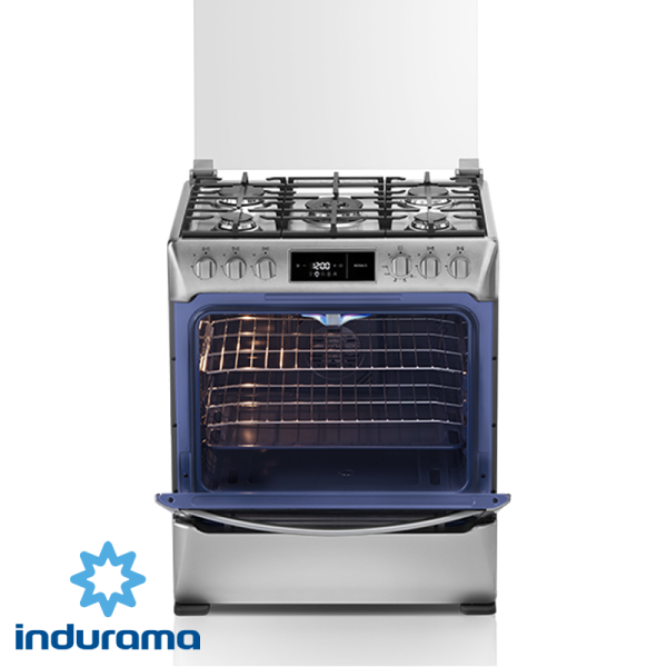 Cocina a Gas Indurama 5 Quemadores Con Grill MONACO ZAFIRO