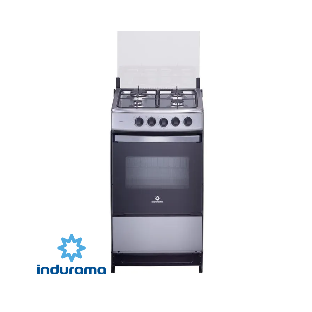 Cocina de Gas Indurama de Acero Inoxidable – 4 Quemadores DUBLIN