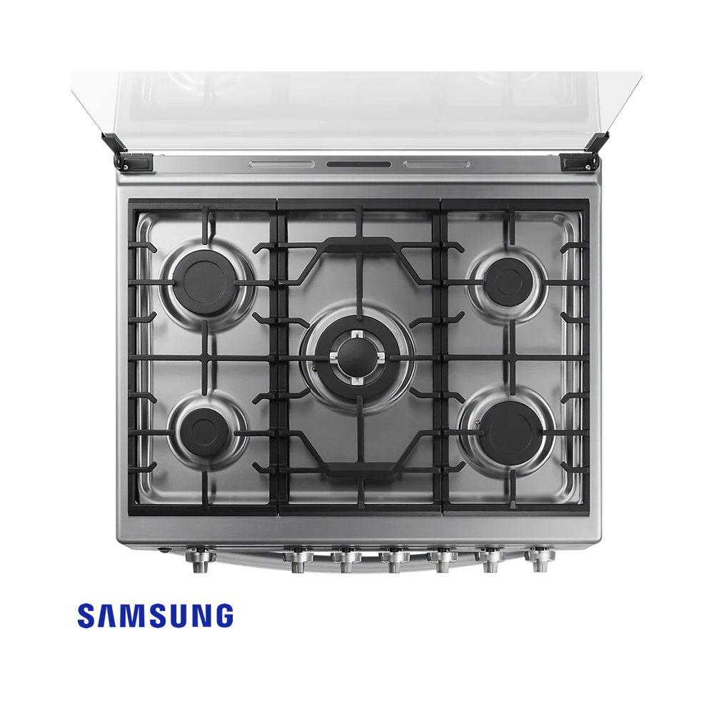 Cocina a Gas Samsung 5 Quemadores Acero Inoxidable NX52T7522LS