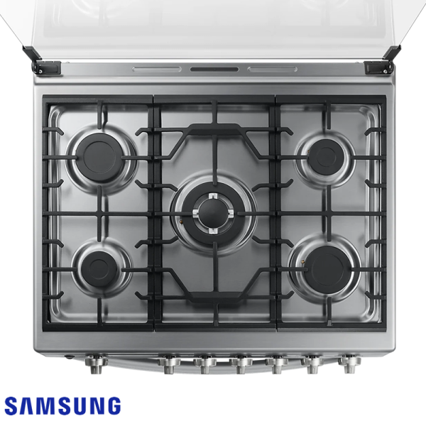 Cocina a Gas Samsung 5 Quemadores Acero Inoxidable NX52T7522LS