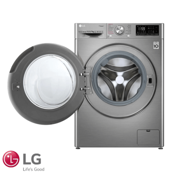 Lavadora Secadora LG 13 kgs Eléctrica 110v Inverter Gris WD13MVC4S6