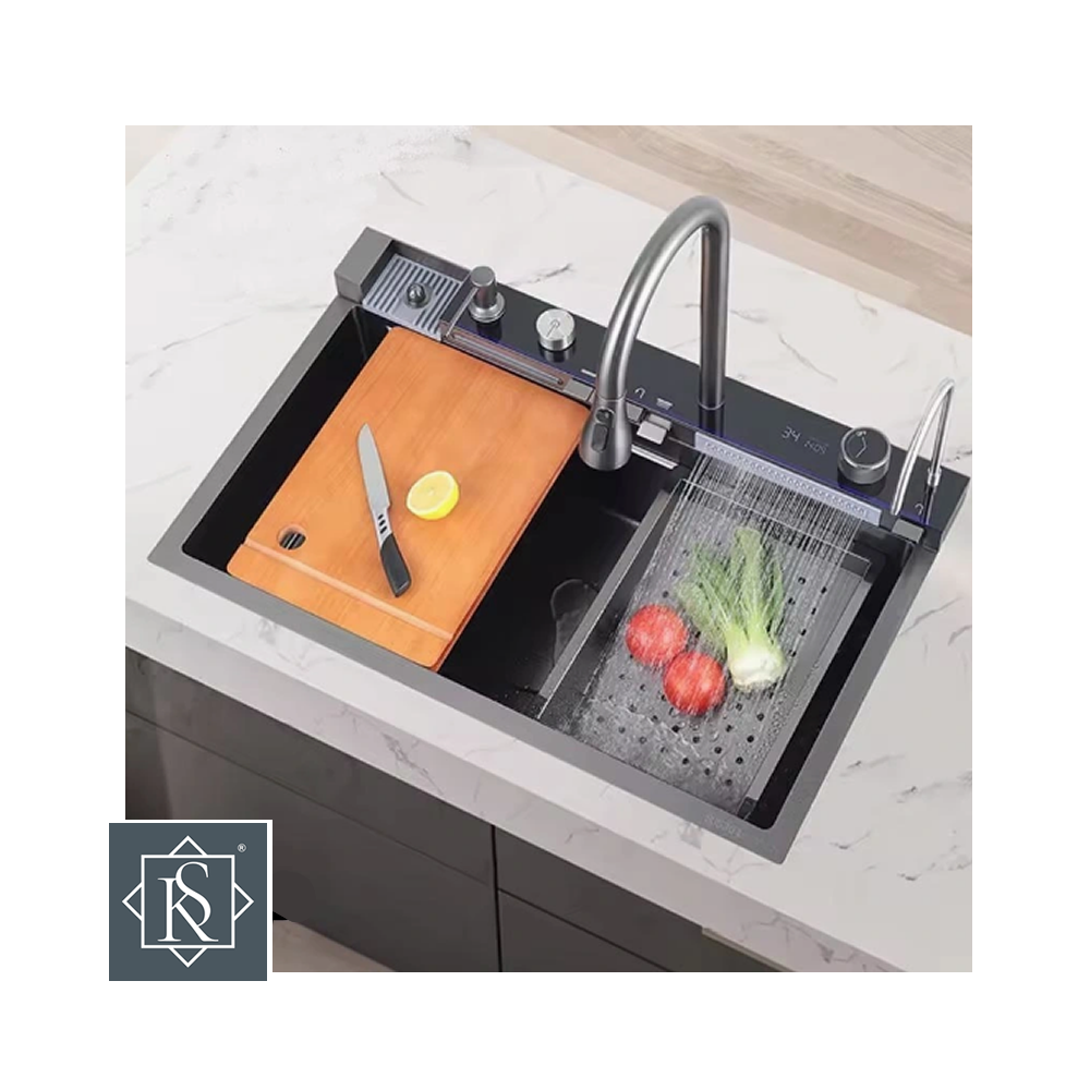 Fregadero Rock Stone de 1 Pozo Con Accesorios LUXE COMPLETO DIGIT