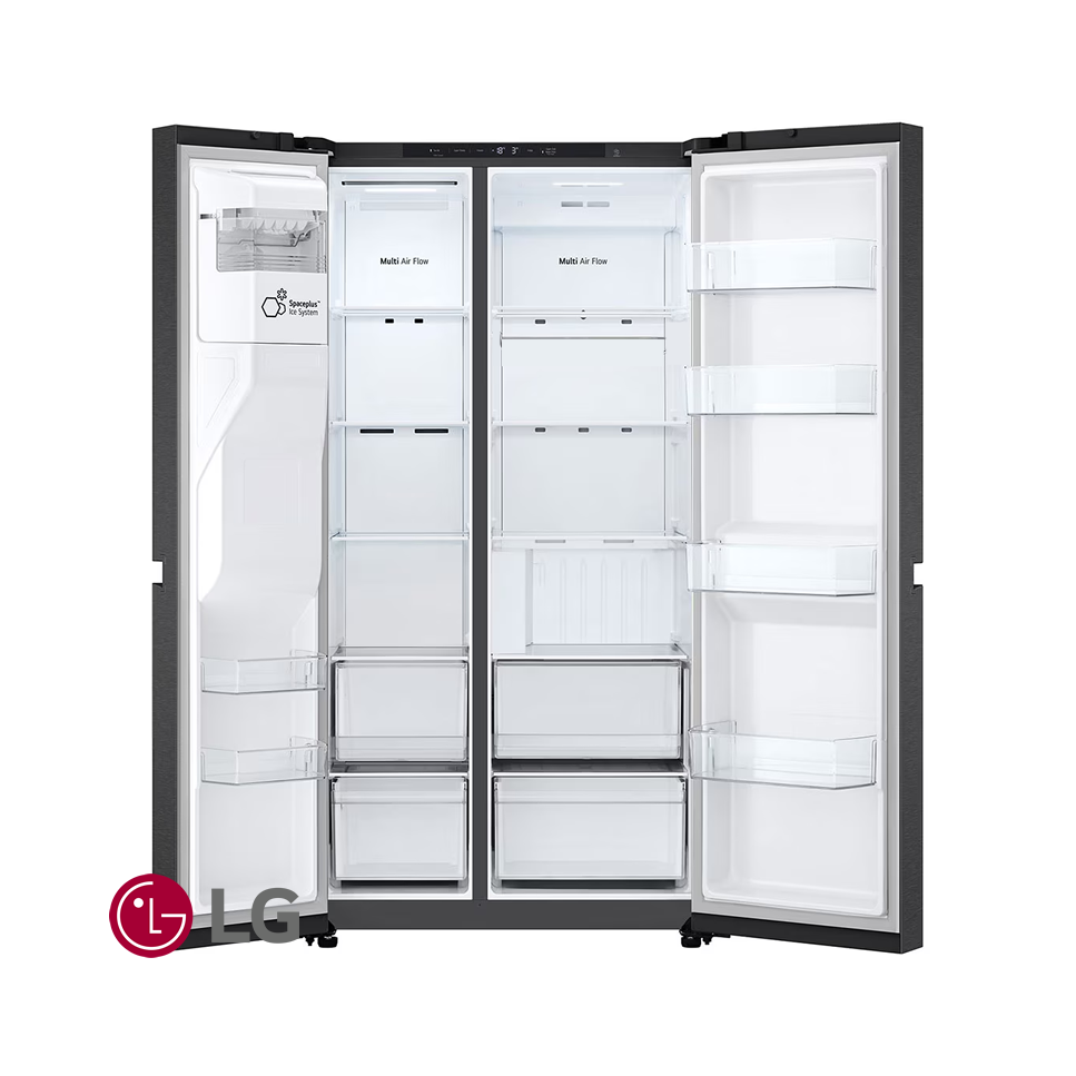 Refrigeradora LG Side by Side 679 Litros Matte Black Inverter VS25LQIK