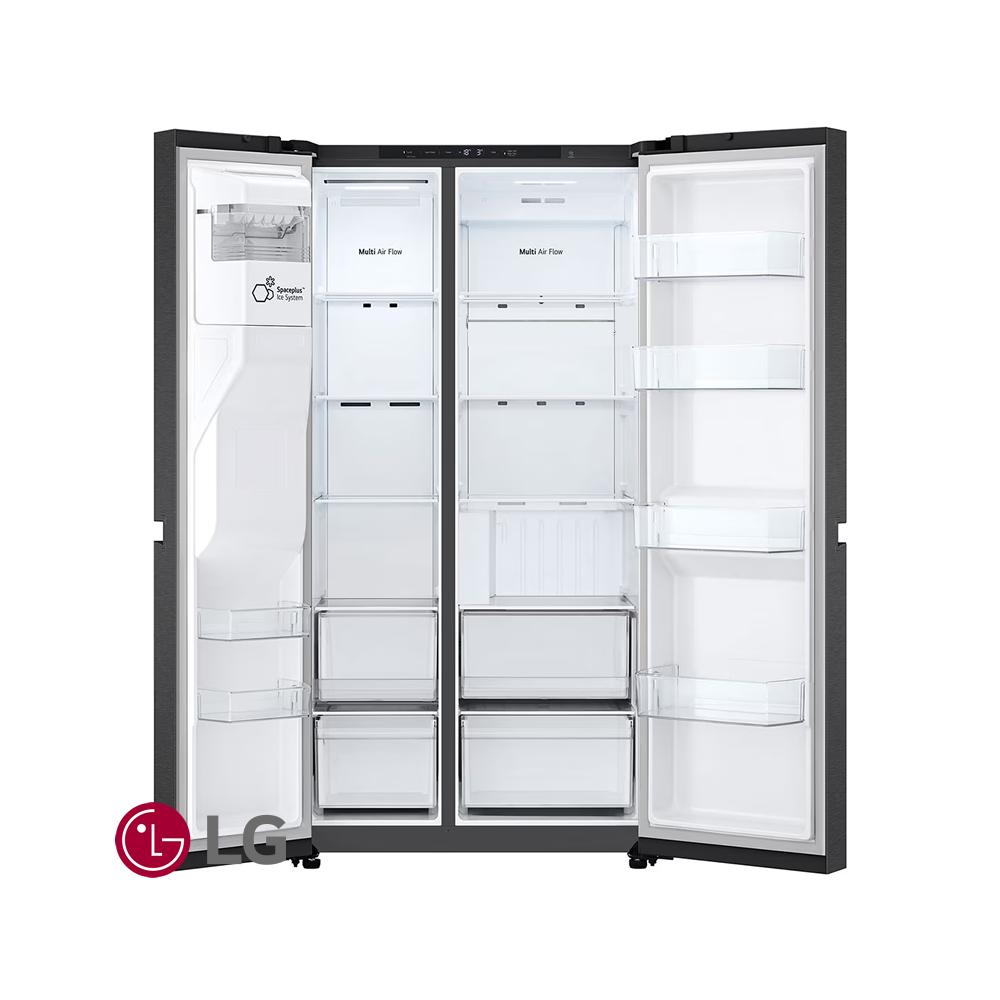 Refrigeradora LG Side by Side 679 Litros Matte Black Inverter VS25LQIK