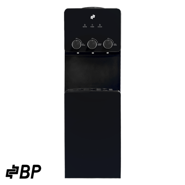 Dispensador de Agua BP 3 Llaves en Color Negro AQUALUXE