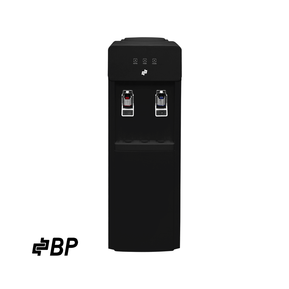 Dispensador de Agua BP 2 Llaves en Color Negro PUREWAVE