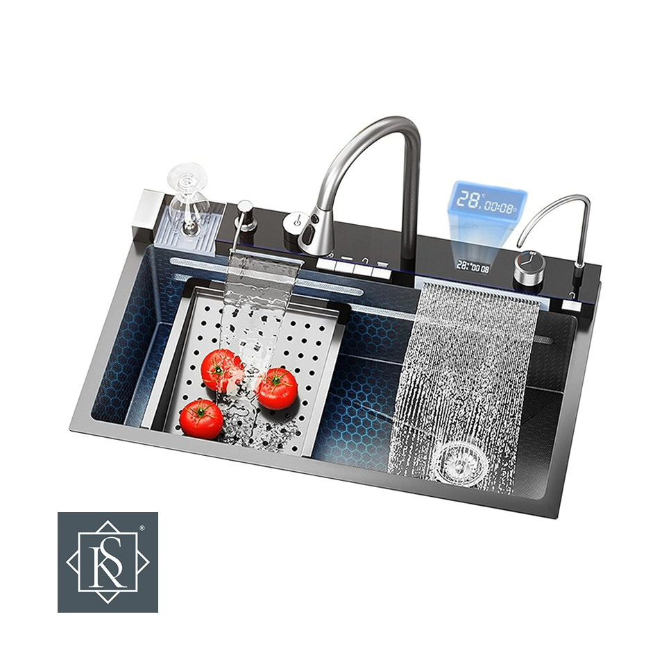 Fregadero Rock Stone de 1 Pozo Con Accesorios LUXE COMPLETO DIGIT