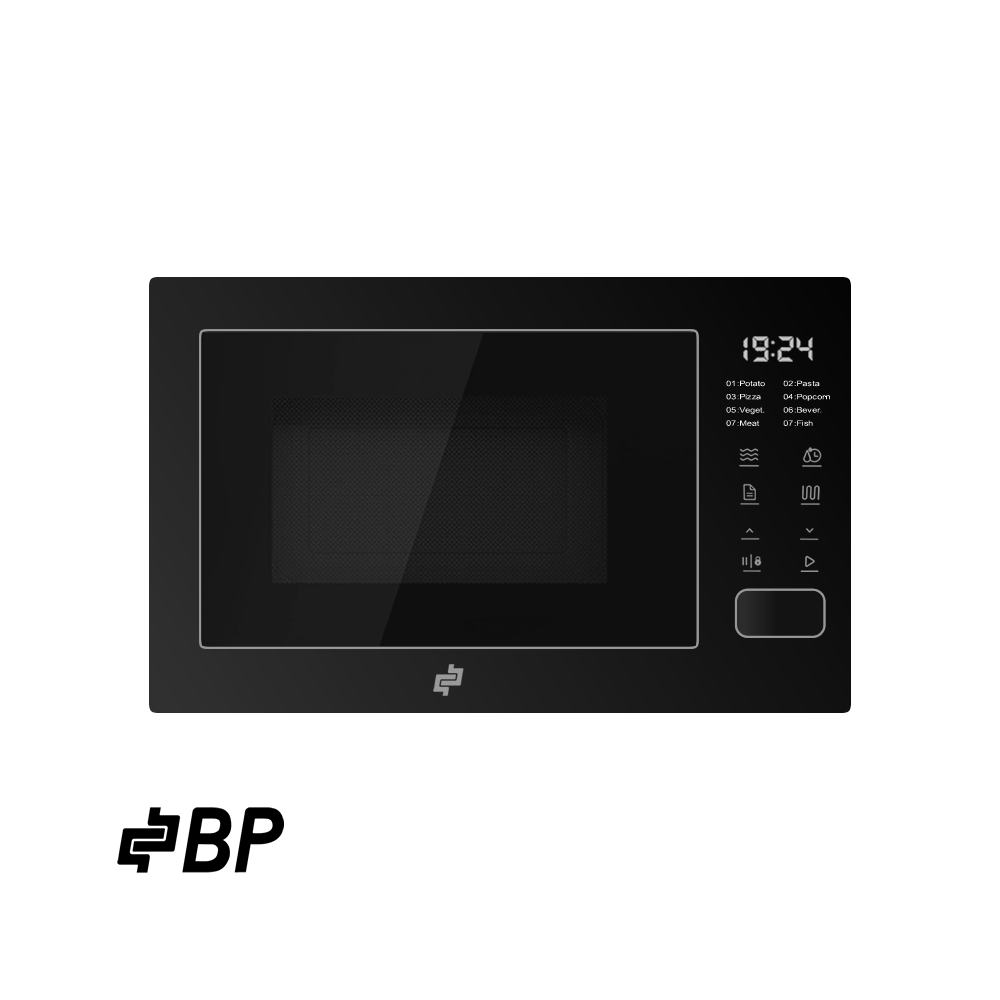 Combo BP Horno Eléctrico Convección 220v + Microondas Empotrable 110v de 60cm