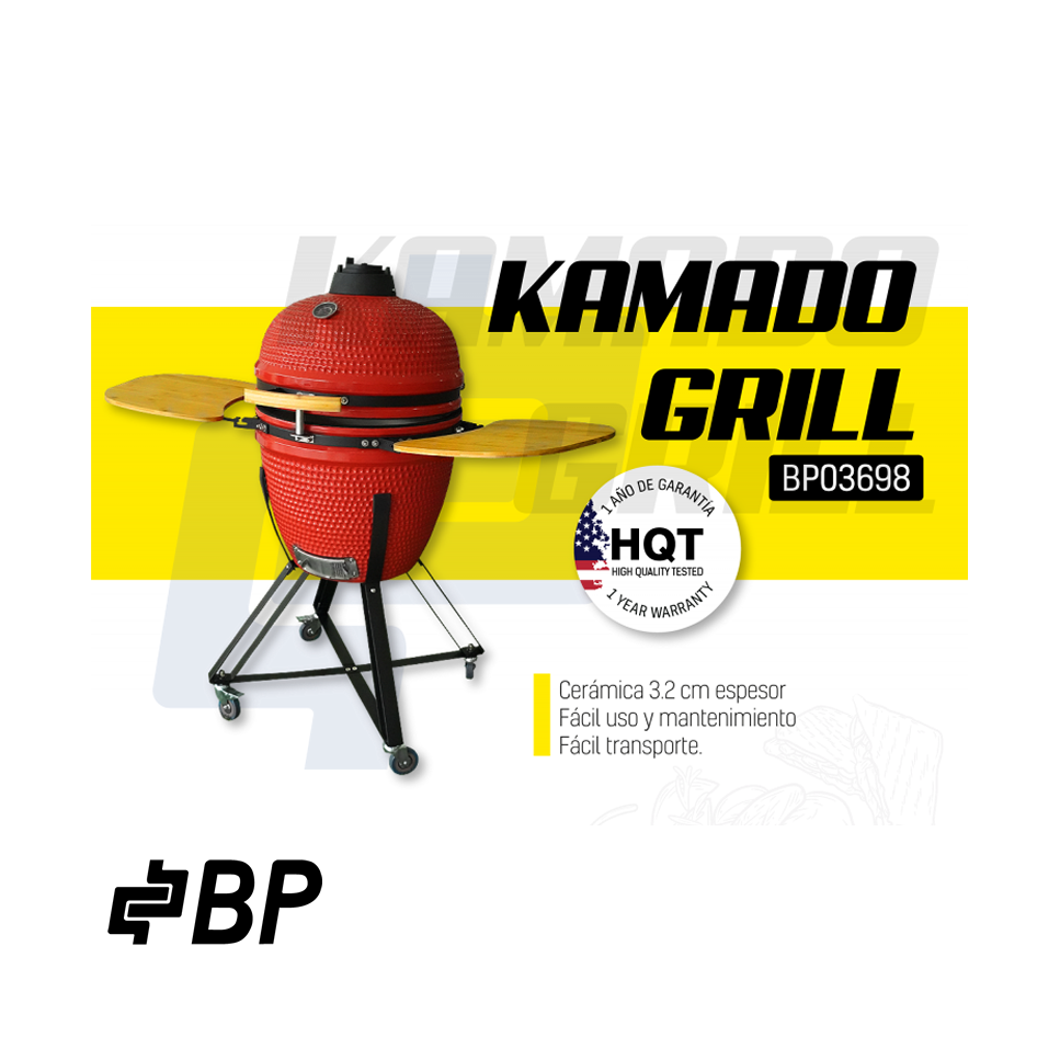 Parrilla Ahumadora de Carbón BP de Cerámica KAMADO-GRILL