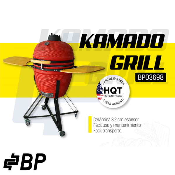 Parrilla Ahumadora de Carbón BP de Cerámica KAMADO-GRILL