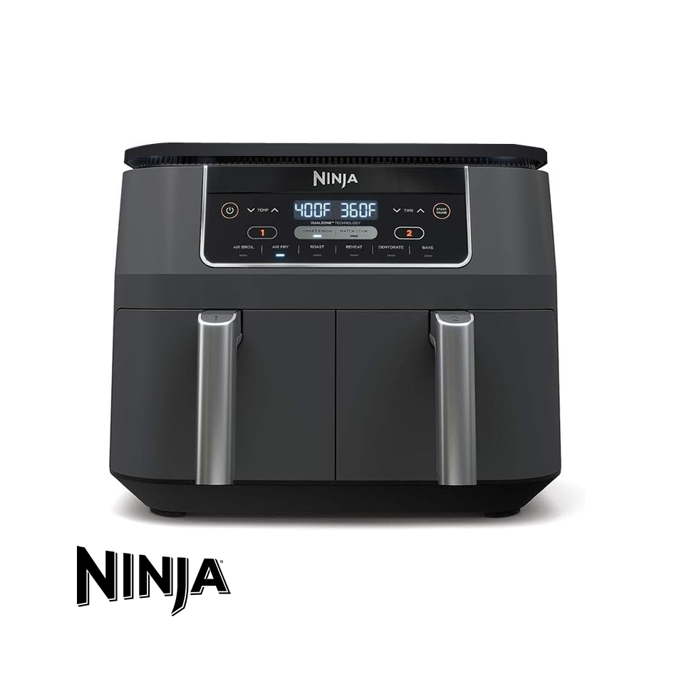 Freidora de Aire Ninja Digital de 2 Canastas 7.6 Litros DZ-201