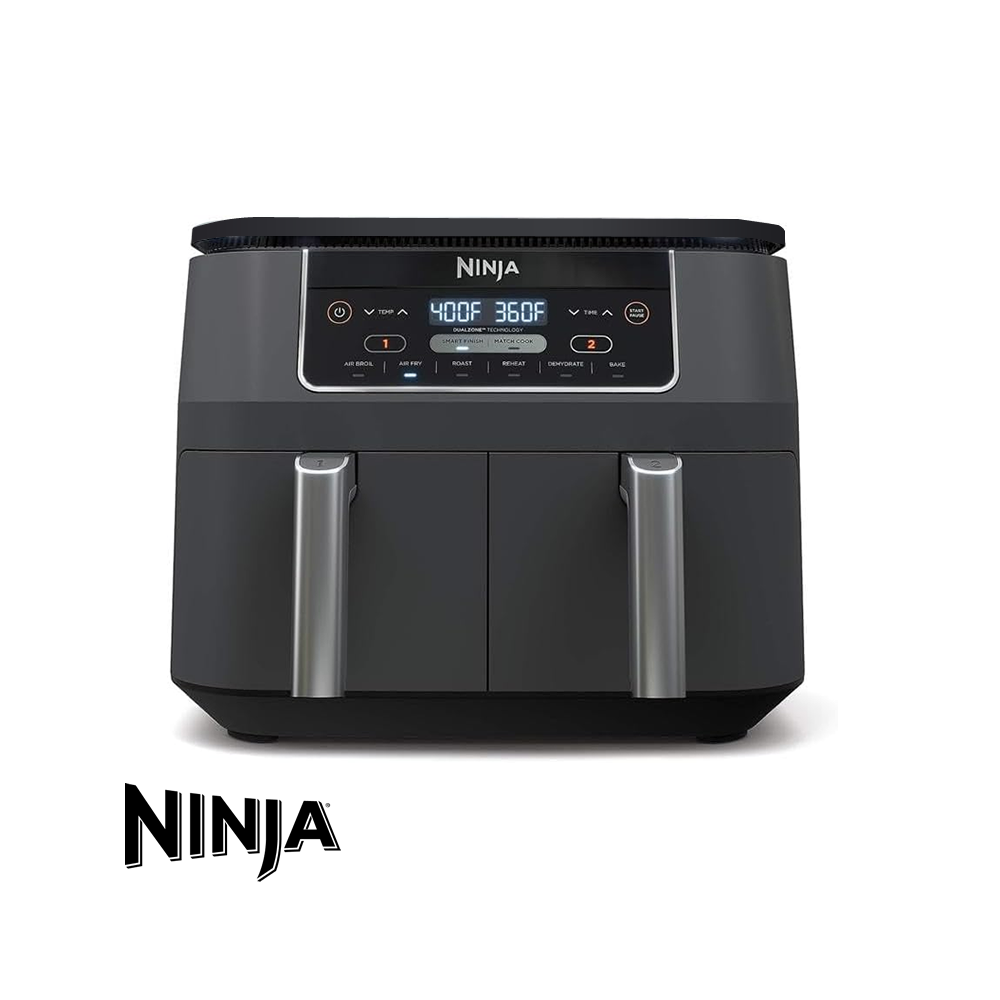 Freidora de Aire Ninja Digital de 2 Canastas 7.6 Litros DZ-201