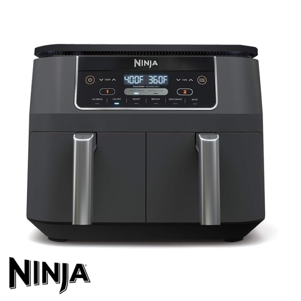 Freidora de Aire Ninja Digital de 2 Canastas 7.6 Litros DZ-201