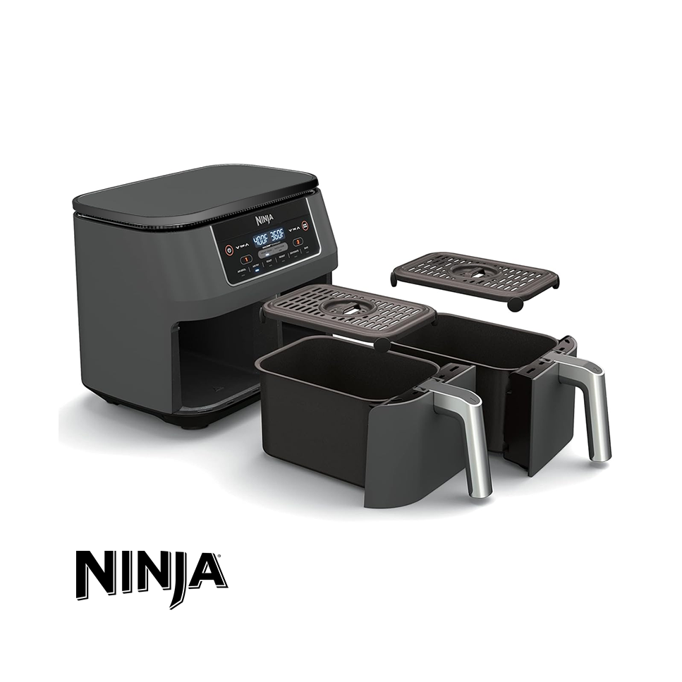 Freidora de Aire Ninja Digital de 2 Canastas 7.6 Litros DZ-201
