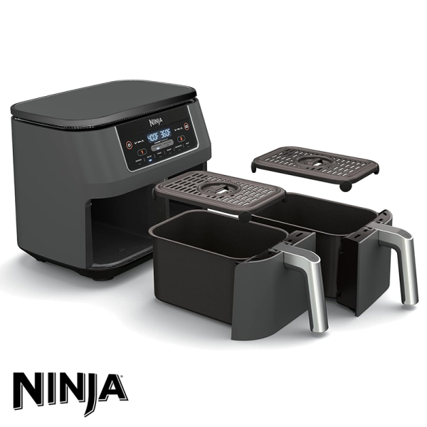 Freidora de Aire Ninja Digital de 2 Canastas 7.6 Litros DZ-201