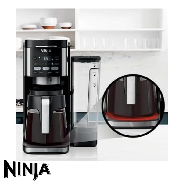 Cafetera NINJA Dual de 1.5 Litros con Jarra Cristal y Panel Digital CFP105CO