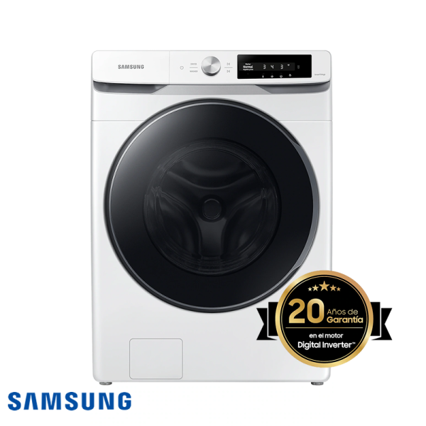 Combo Lavadora + Secadora de Gas Samsung 22 Kgs – 48 Lbs Inverter