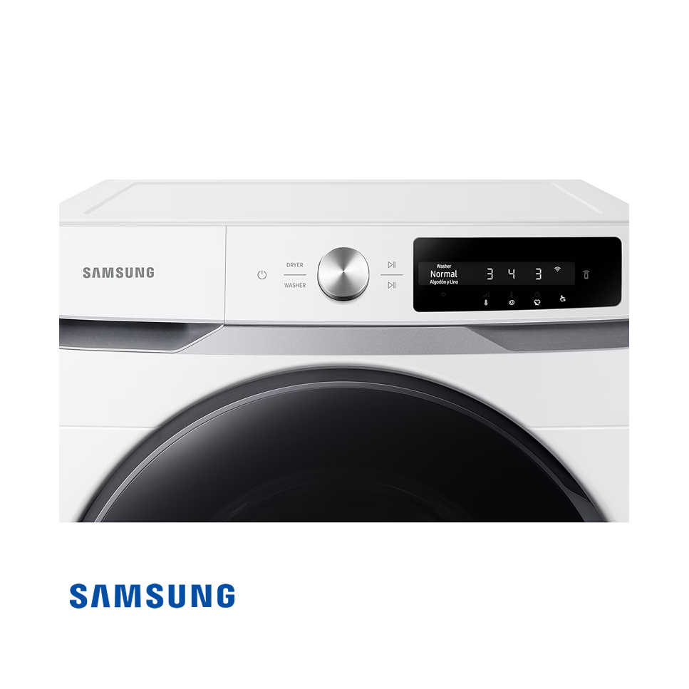 Combo Lavadora + Secadora de Gas Samsung 22 Kgs – 48 Lbs Inverter