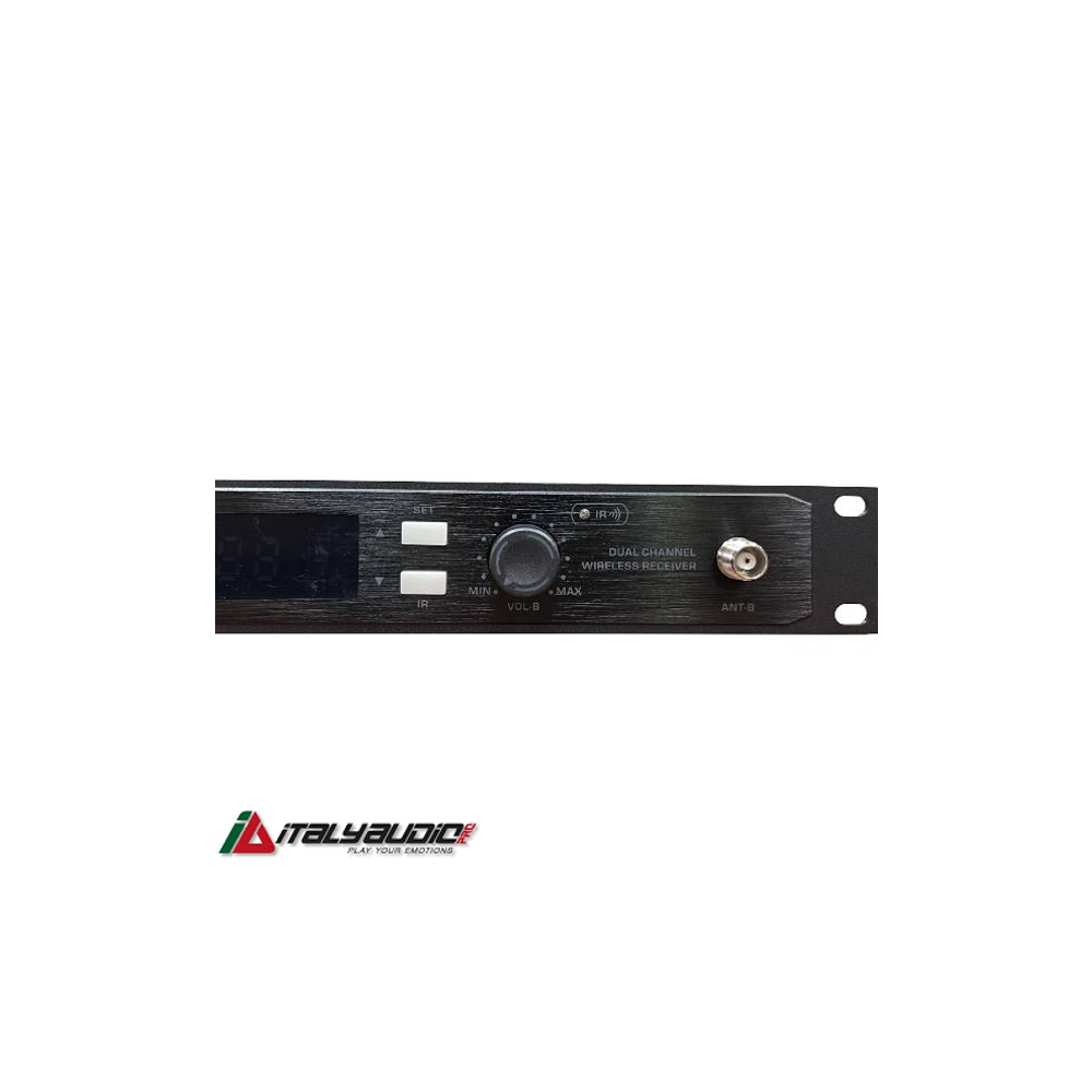 Sistema Micrófonos Inalámbricos Dobles Italy Audio ITL-820