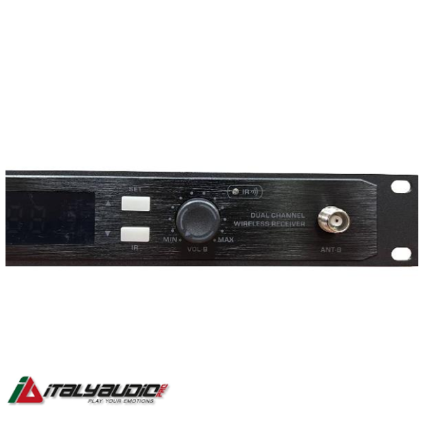 Sistema Micrófonos Inalámbricos Dobles Italy Audio ITL-820