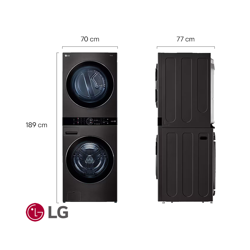 Torre de Lavado de Gas LG 25 kgs WashTower™ WK25BS6