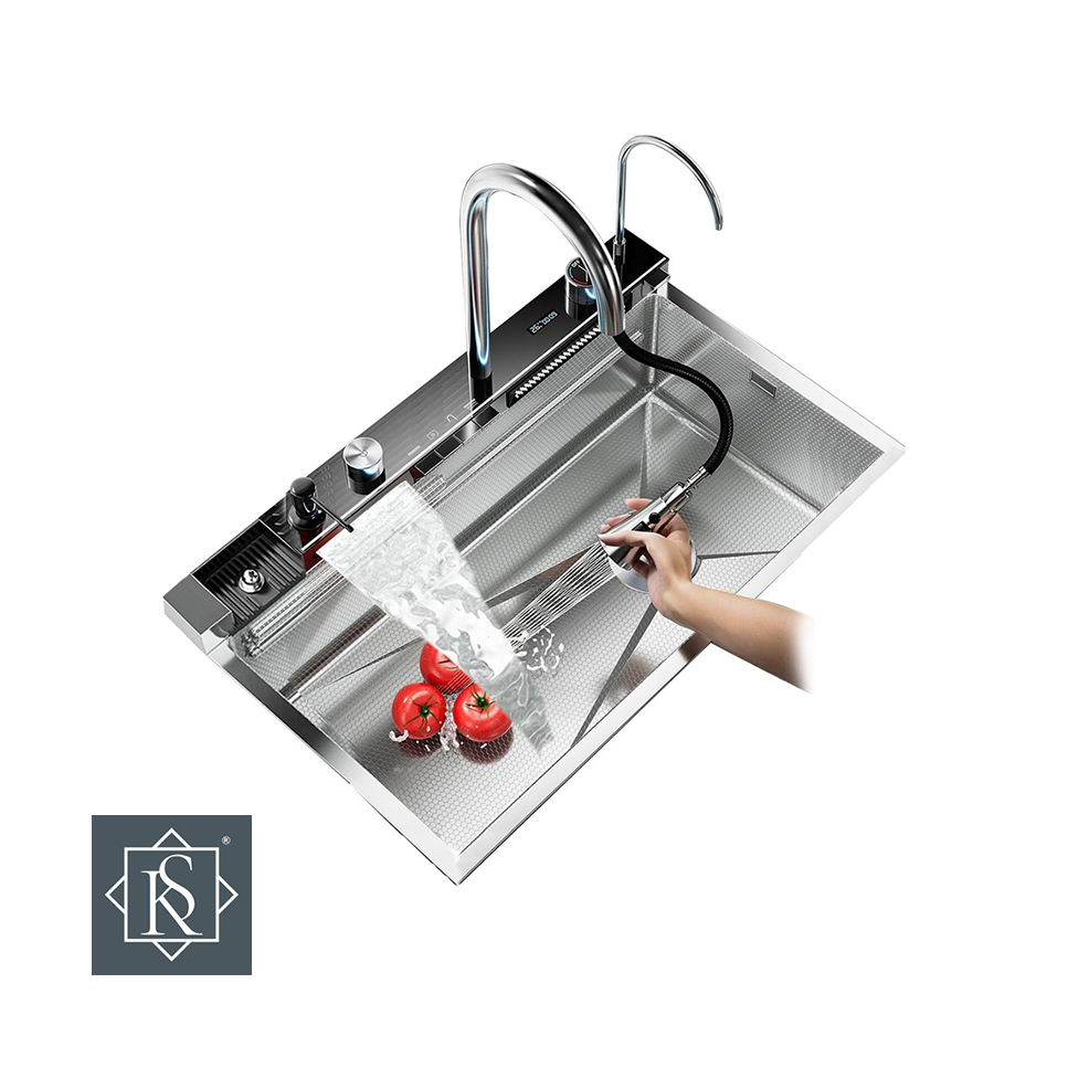 Fregadero Rock Stone de 1 Pozo Con Accesorios LUXE COMPLETO DIGIT