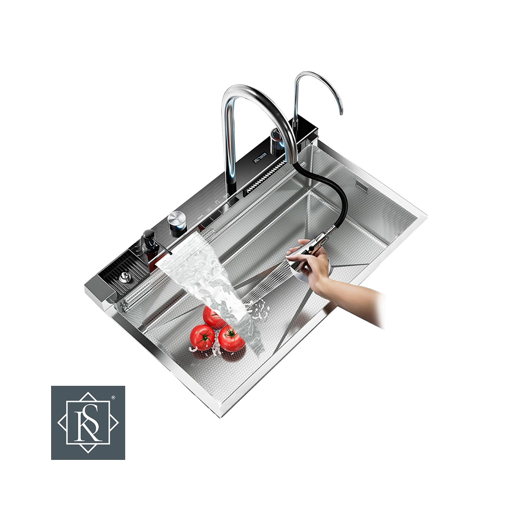 Fregadero Rock Stone de 1 Pozo Con Accesorios LUXE COMPLETO DIGIT