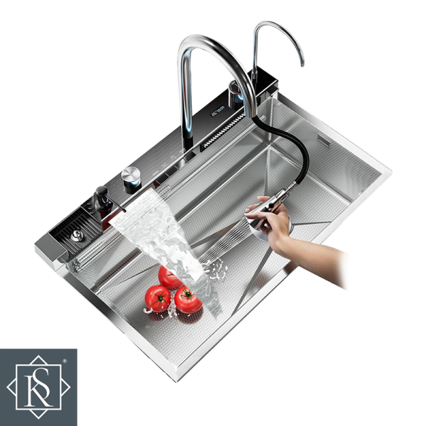 Fregadero Rock Stone de 1 Pozo Con Accesorios LUXE COMPLETO DIGIT