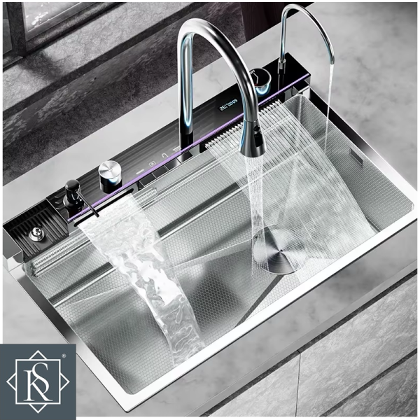 Fregadero Rock Stone de 1 Pozo Con Accesorios LUXE COMPLETO DIGIT