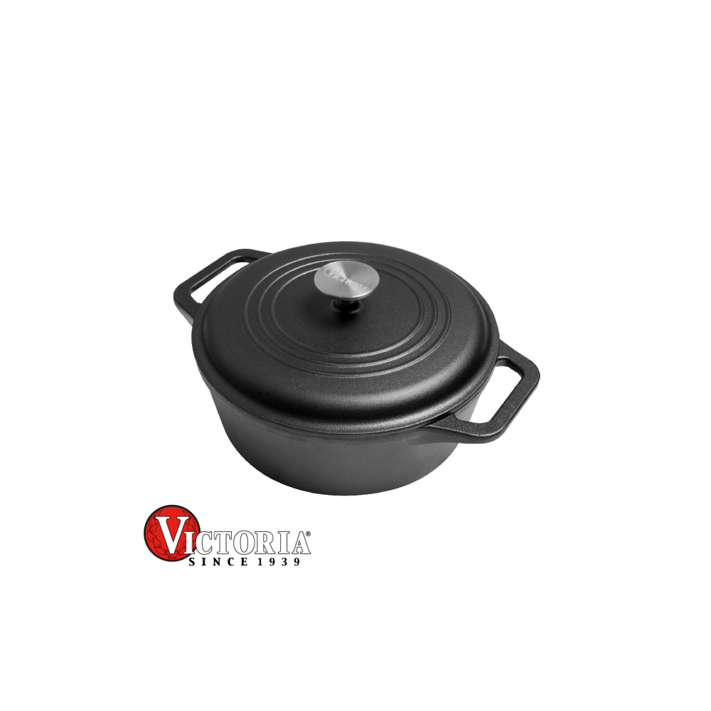 Olla Esmaltada - Horno Holandés Victoria 3.8L Hierro Fundido 35013