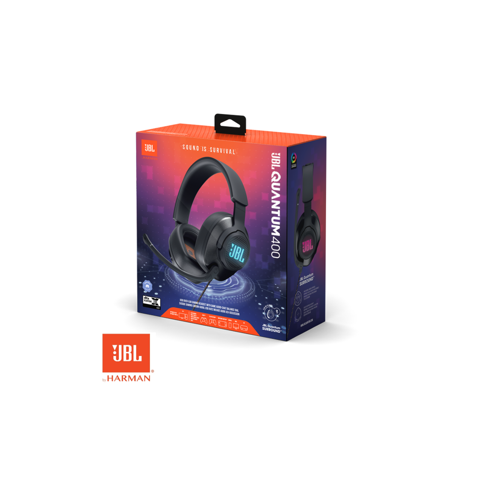 Audífonos JBL Gamer 7.1 Canales Integrales USB QUANTUM Q400