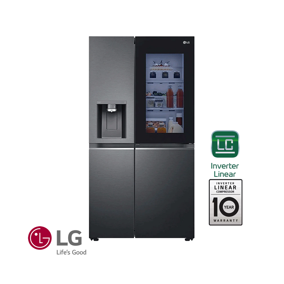 Refrigeradora LG Side by Side 674 Litros Instaview® Door-in-Door™ VS25XHWCB
