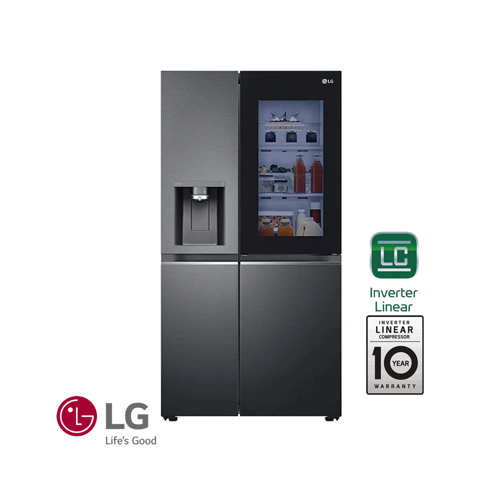 Refrigeradora LG Side by Side 674 Litros Instaview® Door-in-Door™ VS25XHWCB