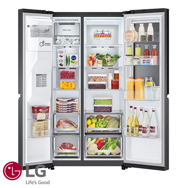 Refrigeradora LG Side by Side 674 Litros Instaview® Door-in-Door™ VS25XHWCB