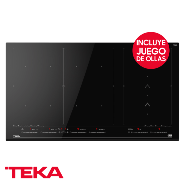 Encimera de Inducción TEKA 10 Zonas 90cm 11100W IZF 99700 MST BK