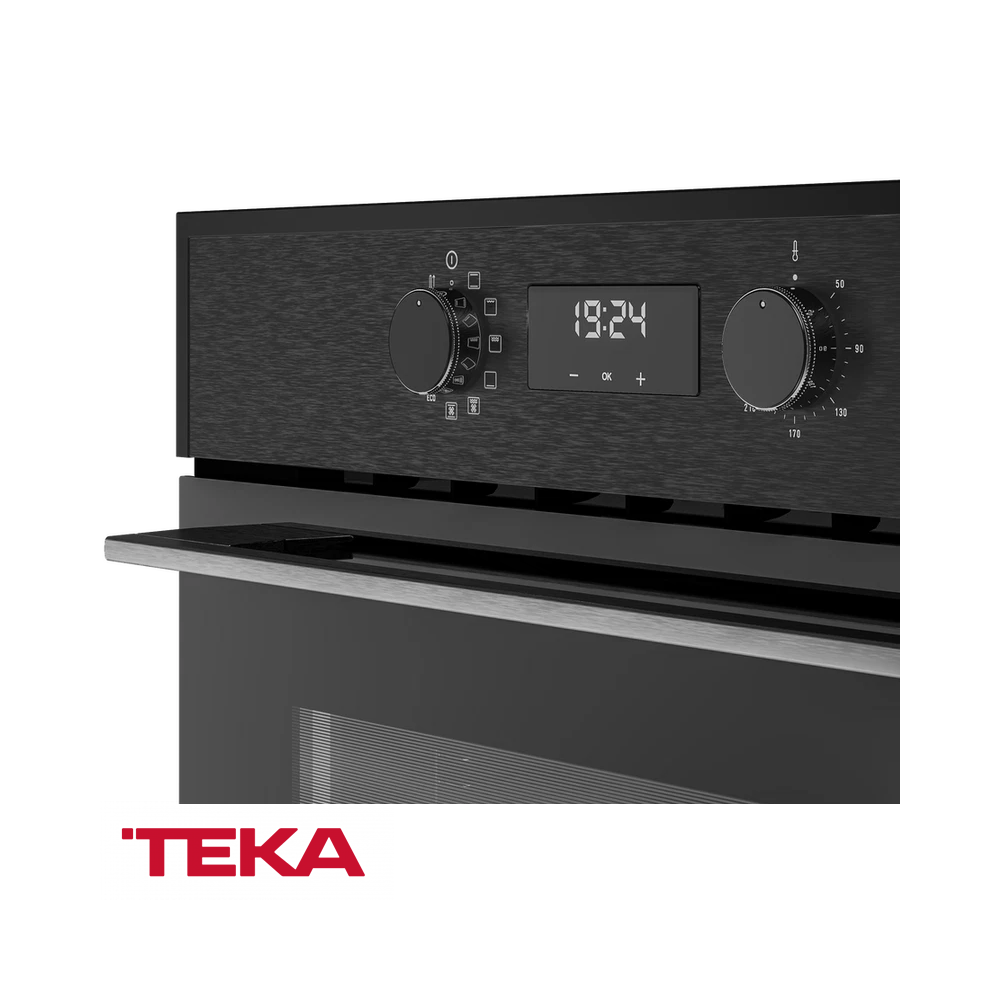 Horno Eléctrico Convección Empotrable 60cm Teka 8 Funciones HSB 630 BK
