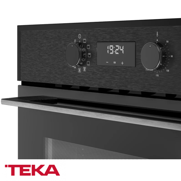 Horno Eléctrico Convección Empotrable 60cm Teka 8 Funciones HSB 630 BK