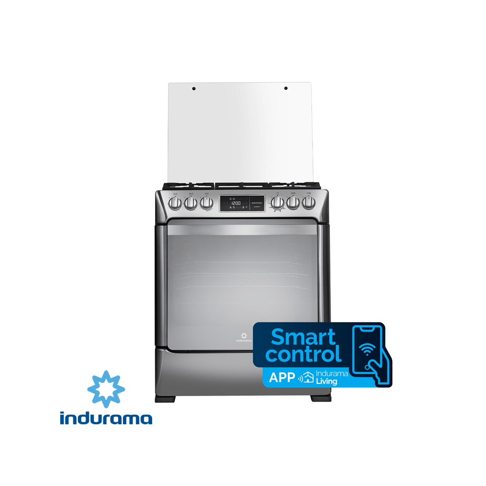 Cocina Indurama 5 Quemadores Con Freidora de Aire - MONTECARLO SMART