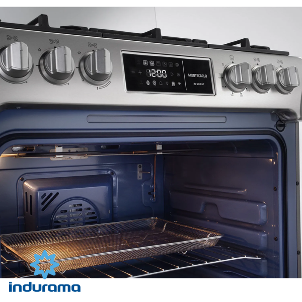 Cocina Indurama 5 Quemadores Con Freidora de Aire - MONTECARLO SMART